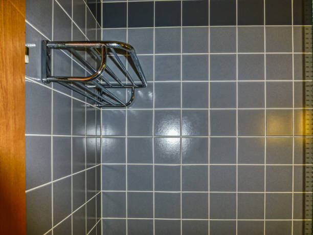istock Towel Rail in Domestic Bathroom. 1289685800