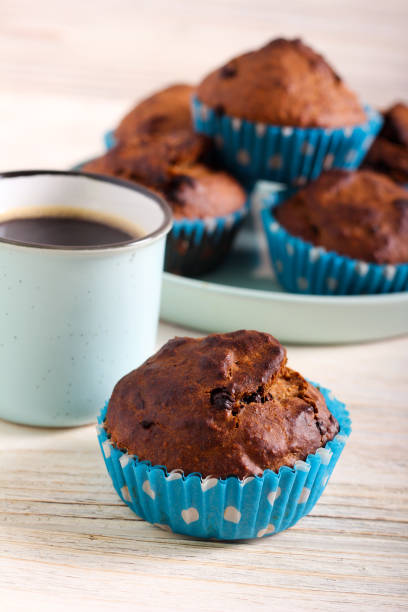 istock Chocolate banana muffins 1289686894