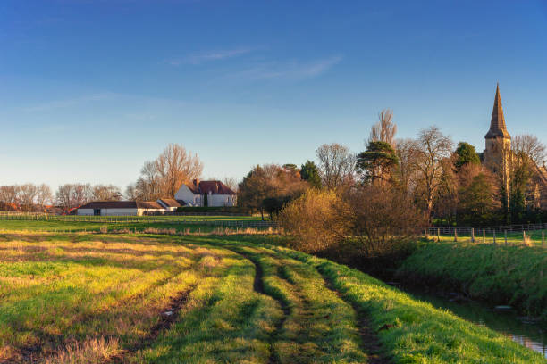 Country Road  in early morning-near Richmond, Kentucky