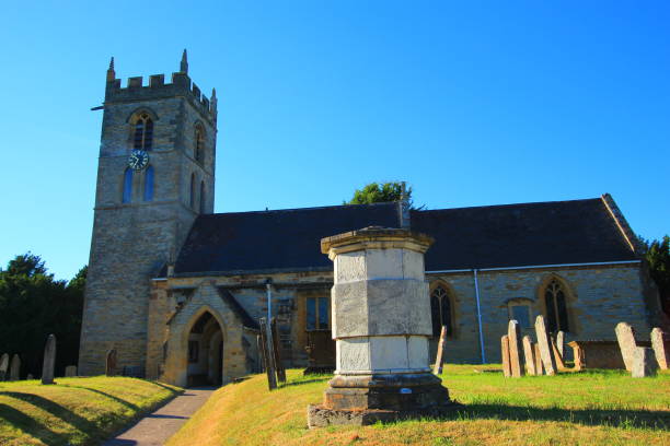 istock Church in a small village in England 1289698259
