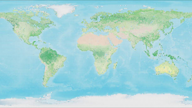 istock Geography earthmap digital global world map art small ball 1289699663