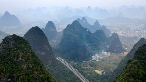 istock Majestic karst peak-forest landform 1289703564
