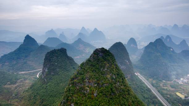 istock Majestic karst peak-forest landform 1289703568