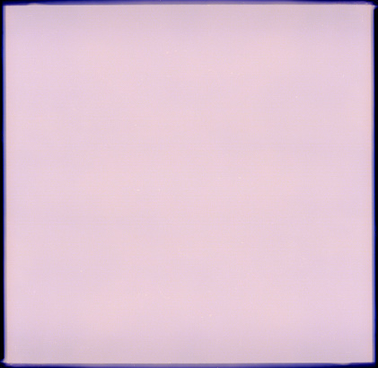 Overexposed square grainy medium format film frame. Film texture background