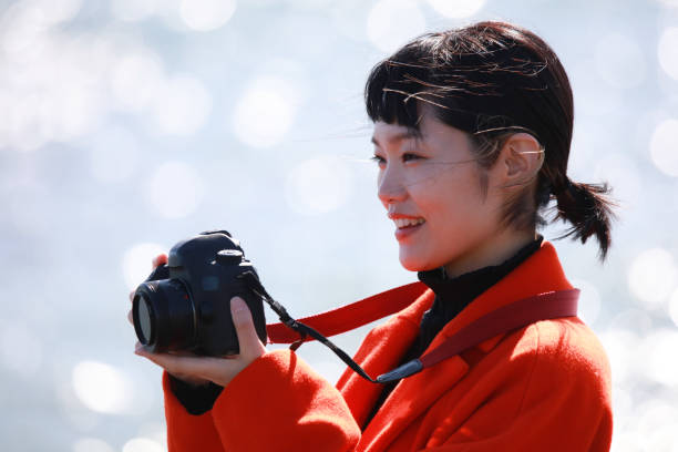 Woman taking a picture