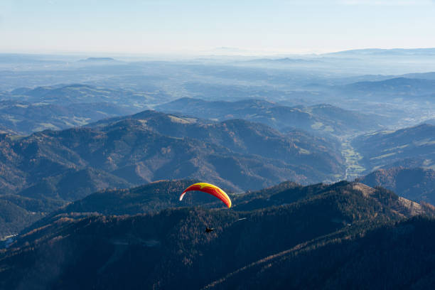 istock Paraglider in the Styrian mountains 1289720671