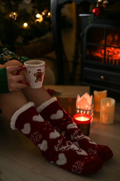 istock Woman Celebrating New Year Alone At Home 1289723265