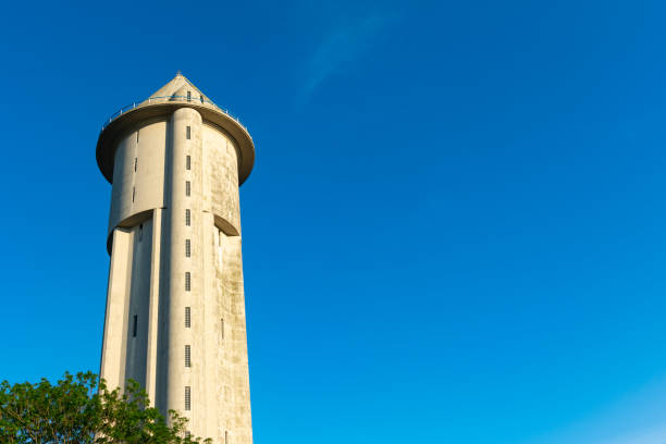 istock Water tower in Meerkerk, The Netherlands 1289726416