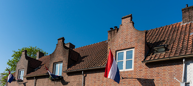 houses in Zevenbergen, Holland