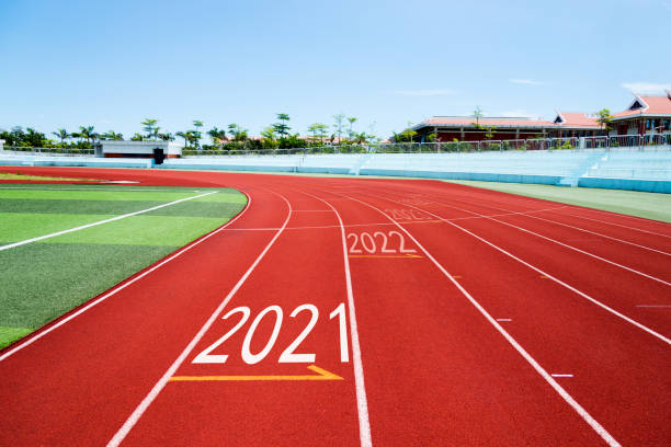 istock Running track with Number front 2021 to 2025 1289726587