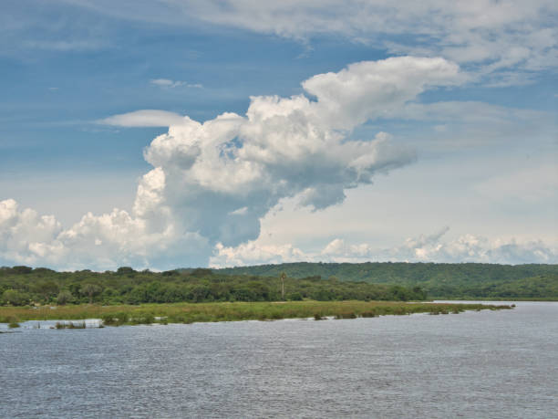 istock Impressive clouds over the Nile in Murchison Falls National Park 1289740910