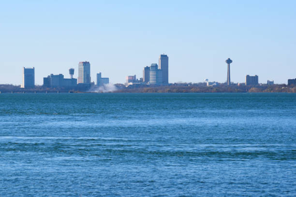 istock Niagara Falls Canada Skyline Waterfall Mist Escarpment Fast Flowing White Water River Rapids 1289741183