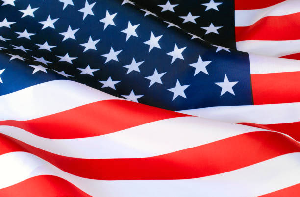 istock Star-and-Striped American Flag 1289747254