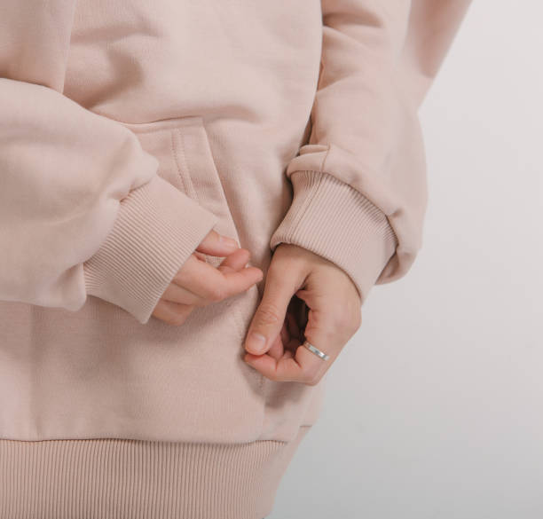 istock sweatshirt long sleeves female hands elastic bands 1289758707