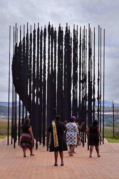 Nelson Mandela by Marco Cianfanelli stock photo