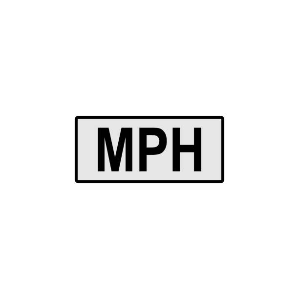 istock mile, kilometer, hours icon. Signs and symbols can be used for web, logo, mobile app, UI, UX 1289765009