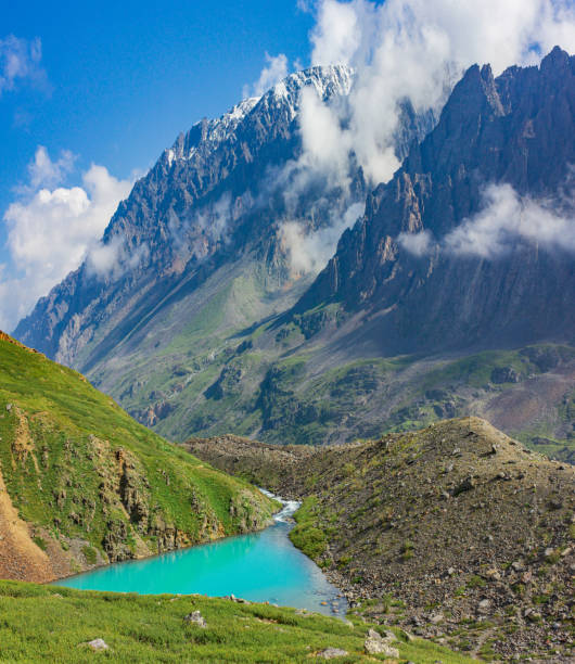 istock Small lake in the mountains 1289770393