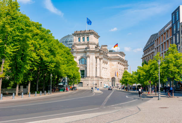 istock Reichstag building (Bundestag - parliament of Germany) in Berlin 1289772949