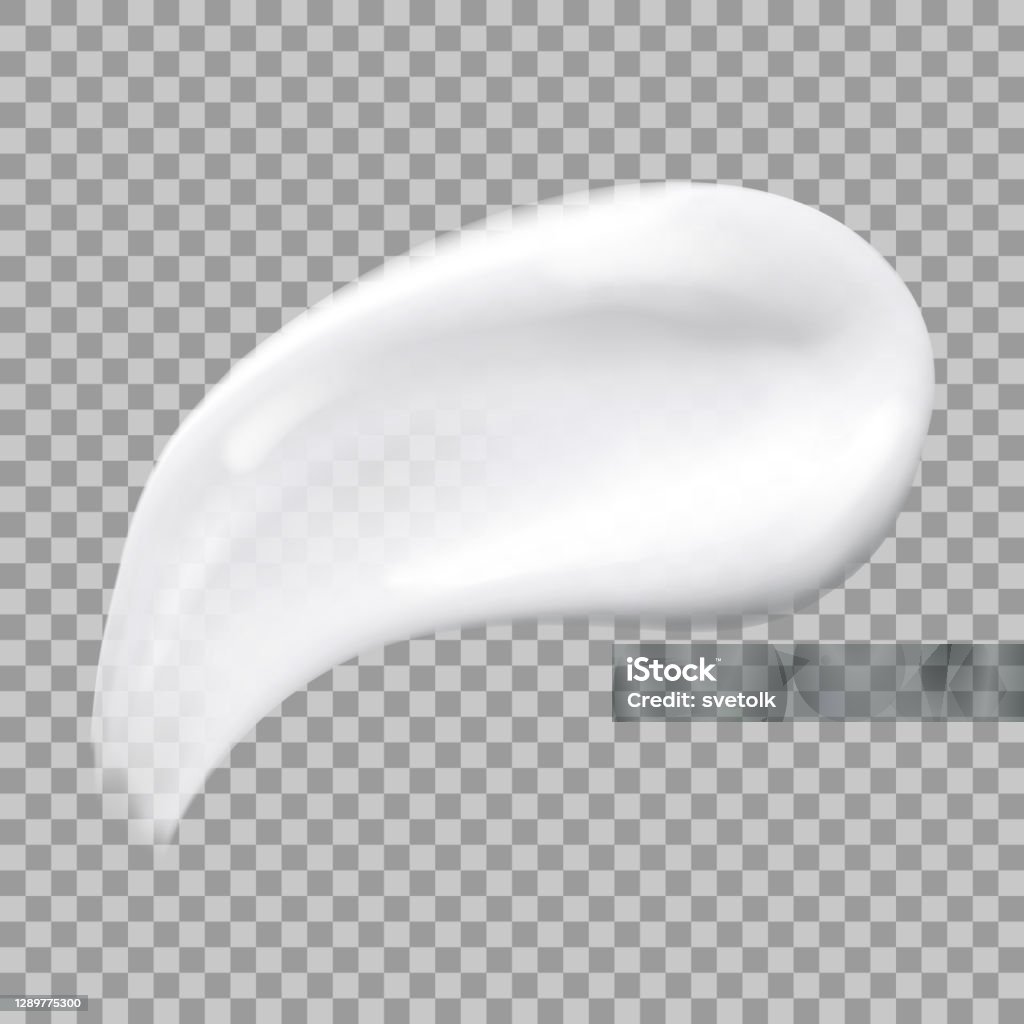 Bôi Kem Trắng Cách Ly Trên Nền Trong Suốt Chăm Sóc Da Thực Tế Make ...