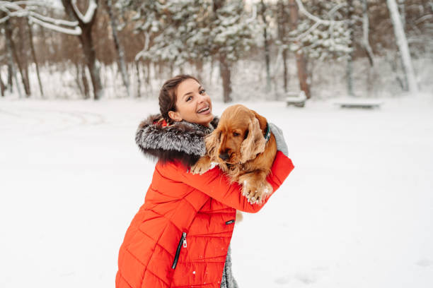 istock Enjoying winter vacation with best friend 1289775357