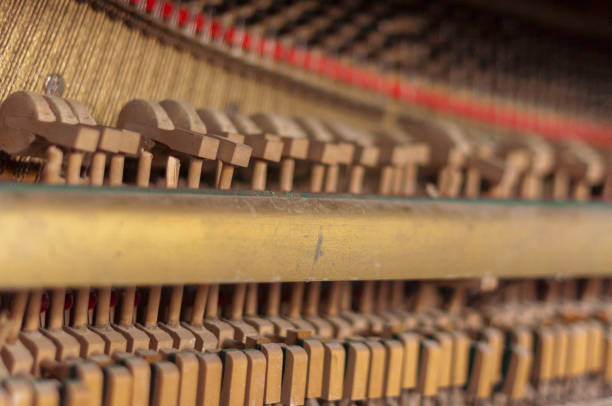 istock Forgotten piano in abandoned palace 1289789398