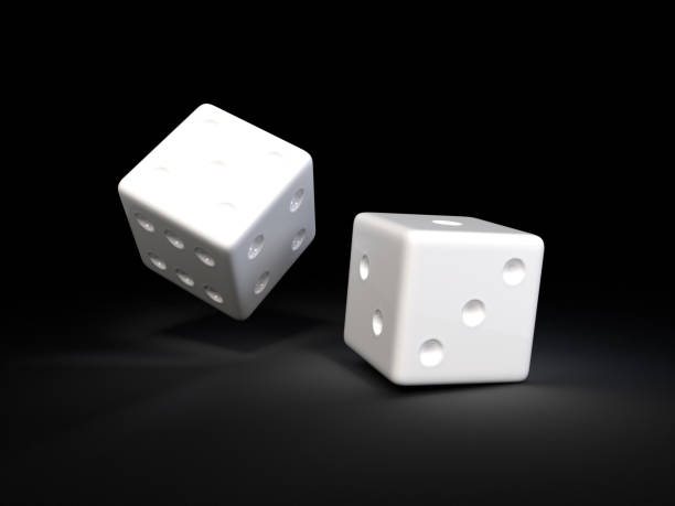 istock Dice rolling. Online gambling or gaming concept 1289789456