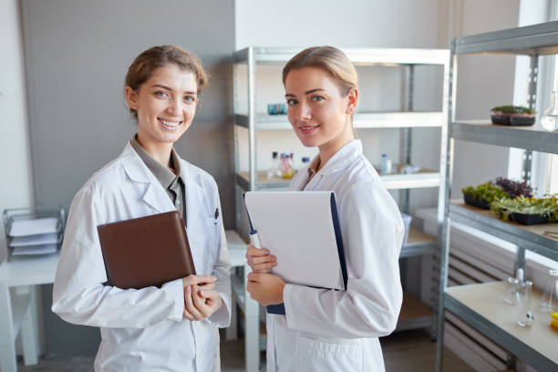 istock Two Young Women in Laboratory 1289792972