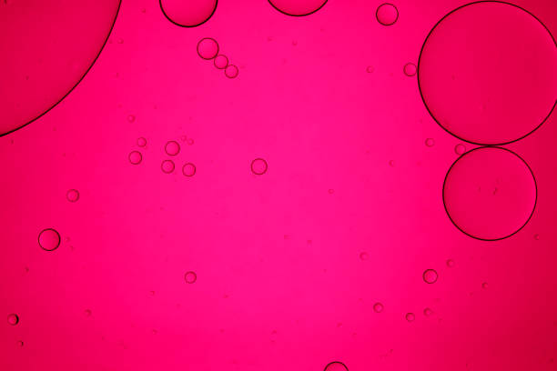 istock Soap bubbles and acrylic paint in oil 1289794880