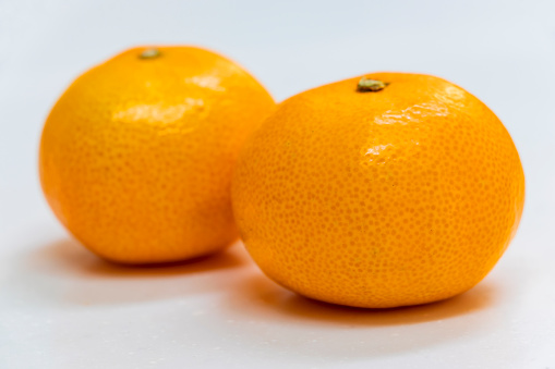 Mandarin oranges with bright color