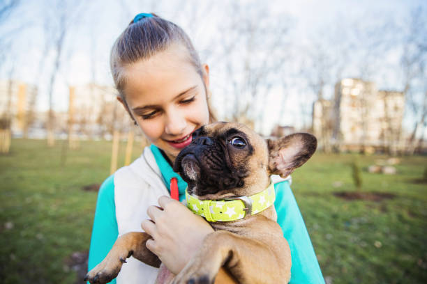 istock Girl and Her Pet 1289825288