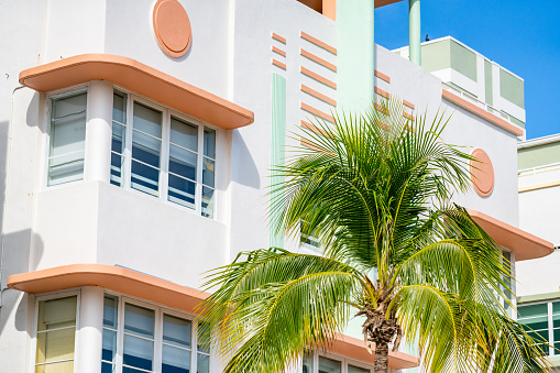 Historic district Miami Beach Ocean Drive