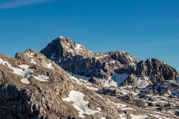 istock Snow covered Triglav mountain, day time 1289832690