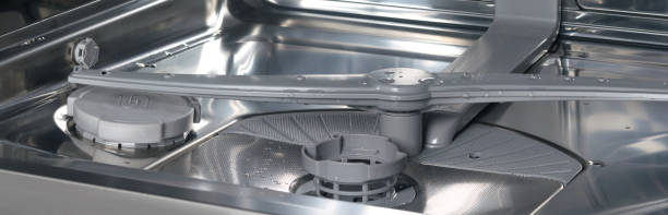 istock dishwasher water diffuser for better cleaning of kitchen utensils, close-up 1289832937