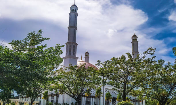 istock Beautiful mosque in Indonesia 1289833994