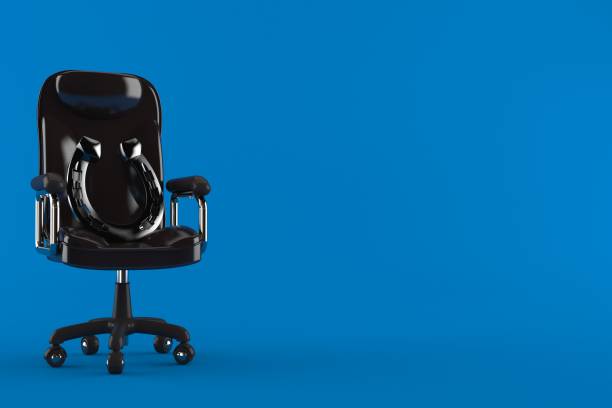 istock Horseshoe on business chair 1289835296