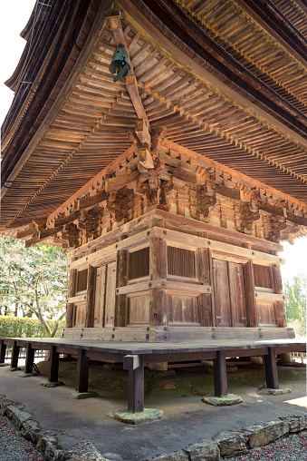Scenery of Ruriko-ji Five-storied Pagoda in Yamaguchi City, Yamaguchi Prefecture