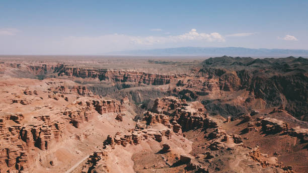 istock Grand canyon Charyn. Rocks from sedimentary rocks 1289839591
