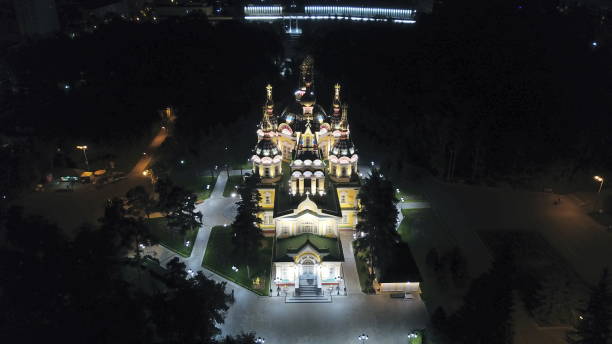 istock A night Park and a Church with a substructure 1289839739