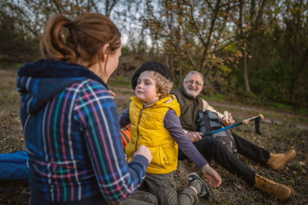 istock Picnic with family in nature 1289842834