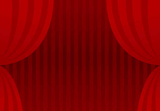 Background illustration of red stage curtains. Background illustration of red stage curtains. curtain illustrations stock illustrations