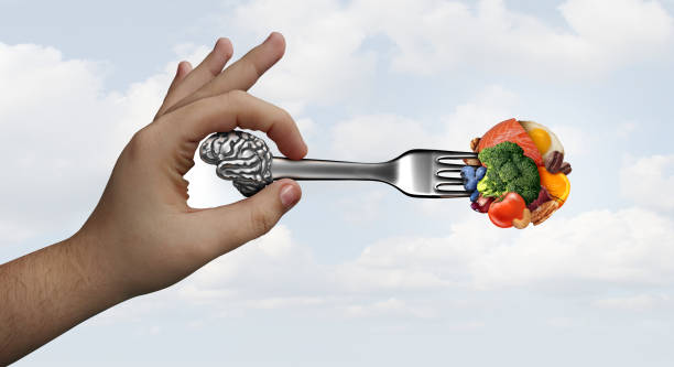 nutrizione alimentare cerebrale - super food foto e immagini stock