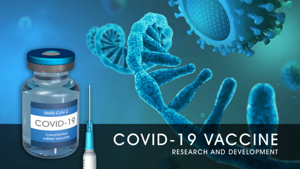 istock COVID-19 mRNA vaccine. Research and development. 1289852378