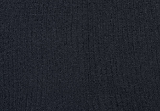 istock Black viscosa and nylon sweater knitted fabric swatch 1289854341
