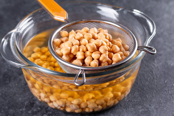 istock Aquafaba made of chickpea. Replace egg in baking for vegan recipe 1289859044