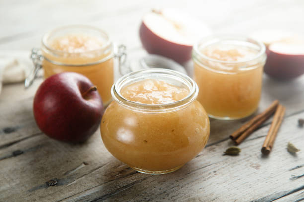 istock Apple jam or sauce 1289860069