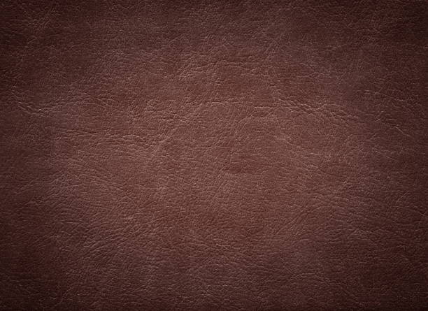 istock Close up of brown leather background or texture 1289862091