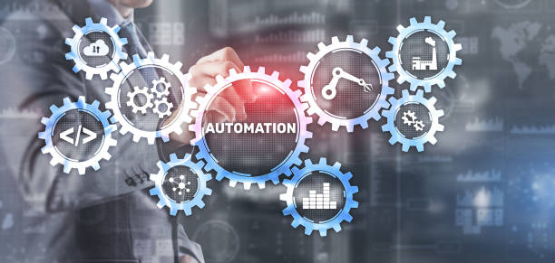istock Automation Concept Innovation Improving Productivity. Mixed media. 1289864207