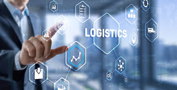 istock Global Logistics Business Cargo Air Rail transportation and maritime shipping. 1289864320