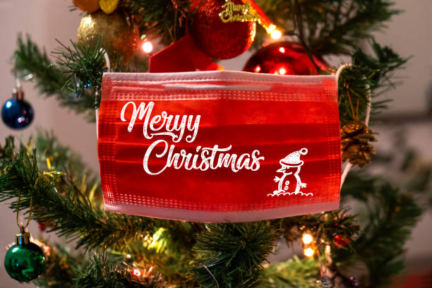 istock Merry Christmas Concept During covid-19 1289867289