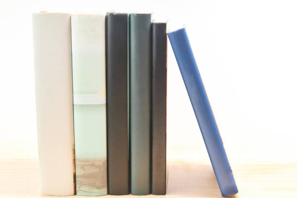 istock Group of reading books standing on a table 1289868369
